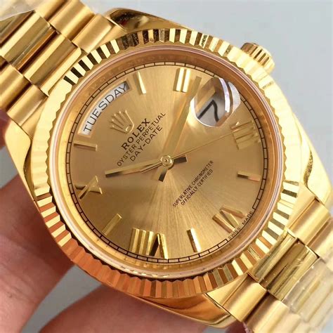 rolex day date vollgold fake|immitation Rolex watches.